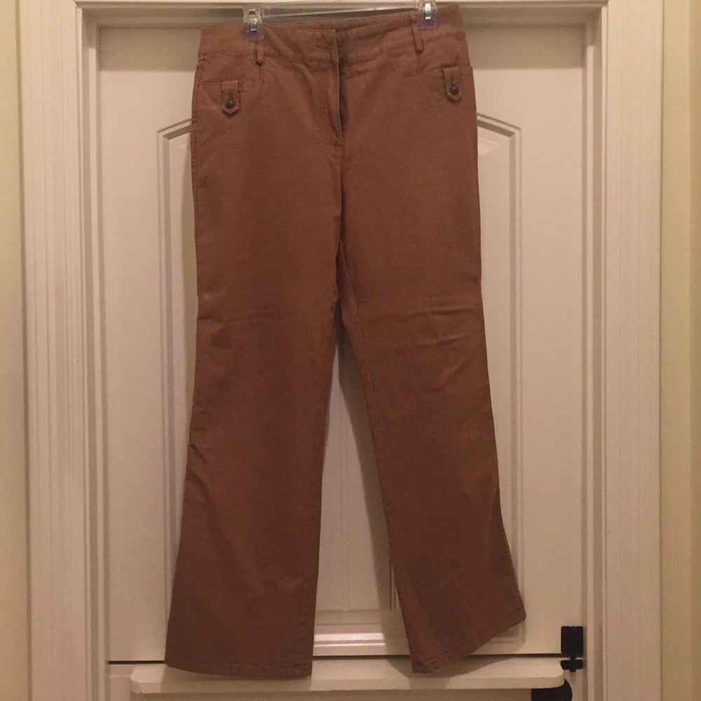 Pants - wide leg brown/rust color - (A-34)